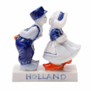 Delfts blauw kus paartje van Heinen Delfts Blauw